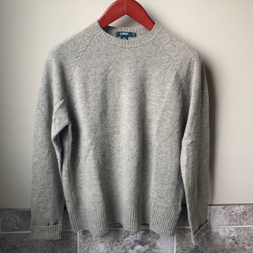 J. Crew (not Factory) 100% lambs wool sweater.